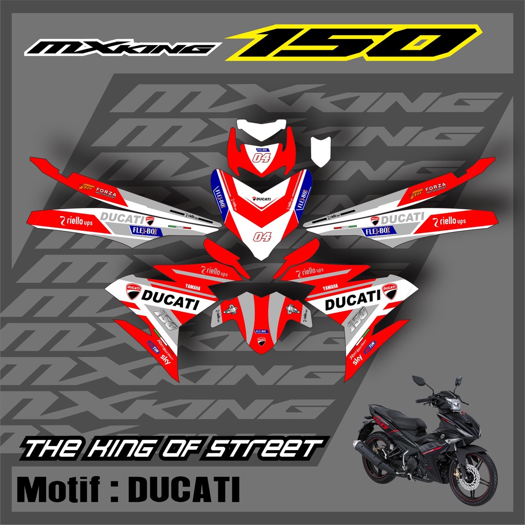 COD Decal Full Body Motor Yamaha JUPITER MX KING 150 Tahun 2015 2016 2017 2018 2019 2020 Striping St