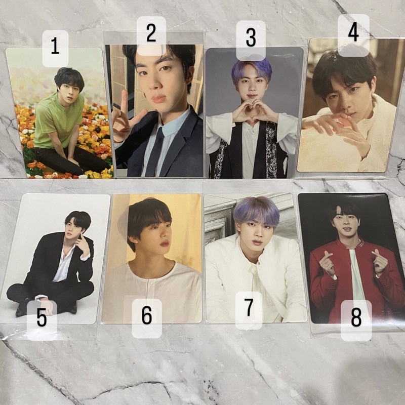 Official BTS Jin Seokjin PC mini Photocard mpc ptd lys swz dalmajung little wishes permission to dan