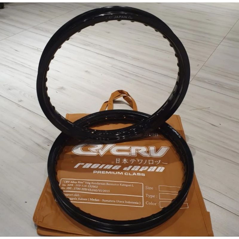 Velg veleg pelek lingkar aloy alloy velek crv 18 160 18 185 hitam