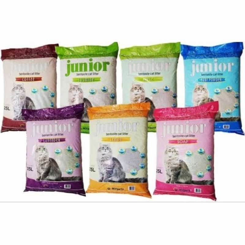 Pasir Junior 5 Liter - Pasir Kucing Bentonite Gumpal dan Wangi