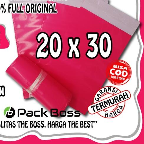 

POLYMAILER PINK PREMIUM 20x30 (±100 PCS) PACKAGING ONLINE SHOP