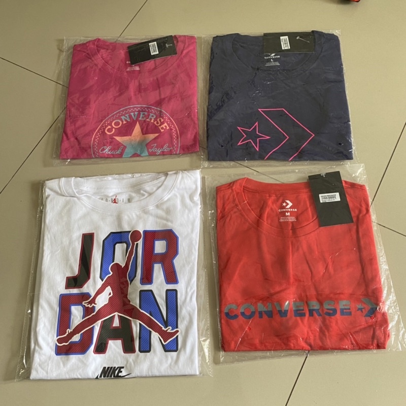 Diskon 70% Kaos Converse original Sports Station cek variasi