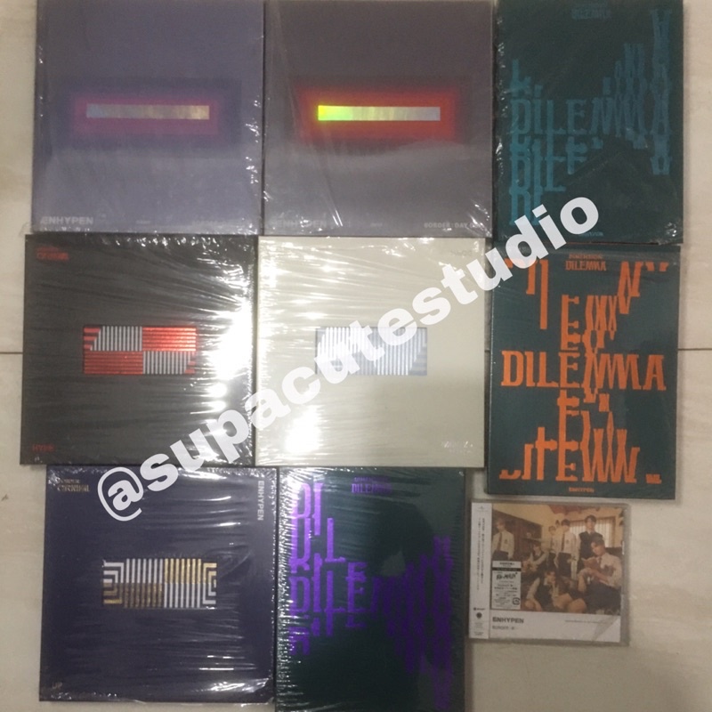 ENHYPEN ALBUM ONLY MURAH BDO BDC CARNIVAL DIMENSION DILEMMA JAPAN ALBUM