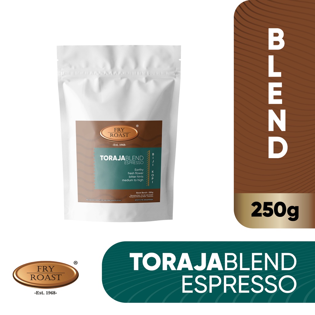 

KOPI TORAJA BLEND ESPRESSO GOLD 250 GRAM BIJI/BUBUK