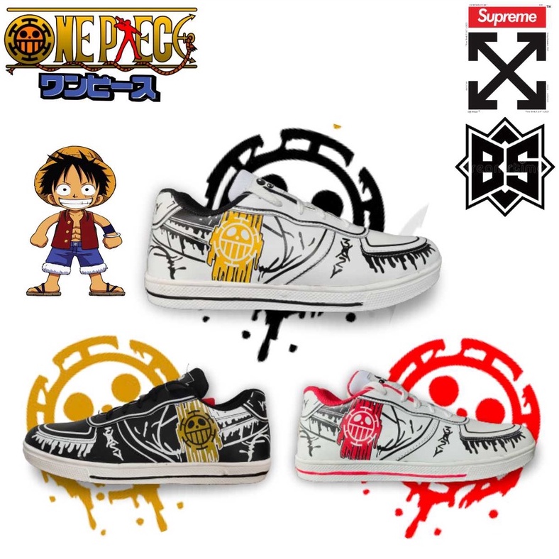 TERMURAH SEPATU ANIME ONE PIECE /SEPATU ONE PIECE / SEPATU ONE PEACE / SEPATU ANIME KEREN