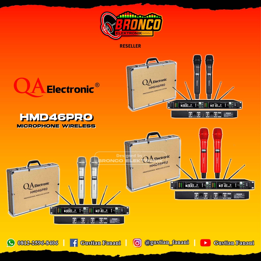 MIC WIRELESS QA-Electronic HMD 46 PRO