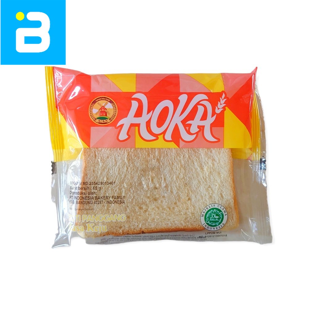 

Aoka Roti Panggang Rasa Keju 65 G