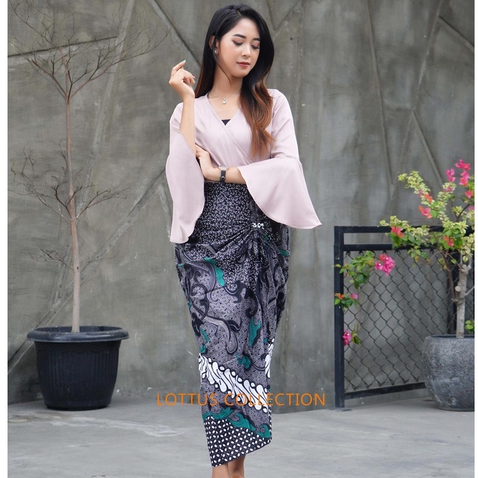 Rok Serut Batik Bawahan Kebaya Modern Rok Lilit Batik