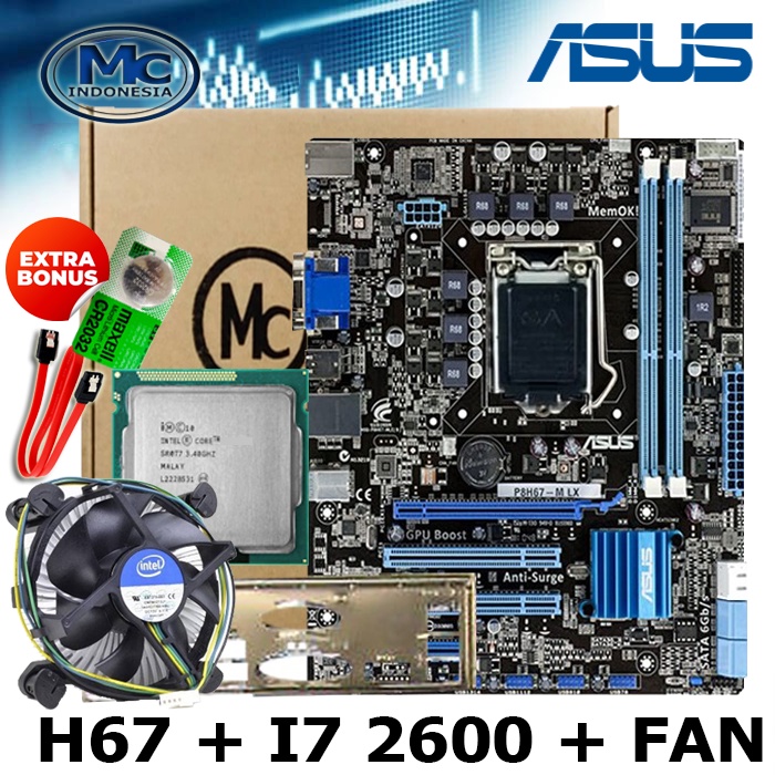 Paketan MOBO Mainboard Motherboard LGA 1155 H67