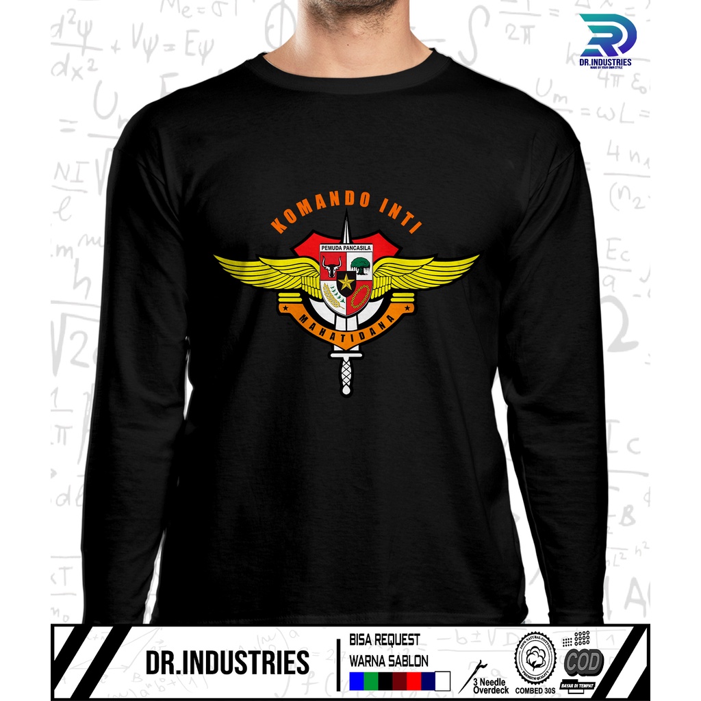 Kaos Lengan Panjang PEMUDA PANCASILA KOMANDO INTI - DR INDUSTRIES