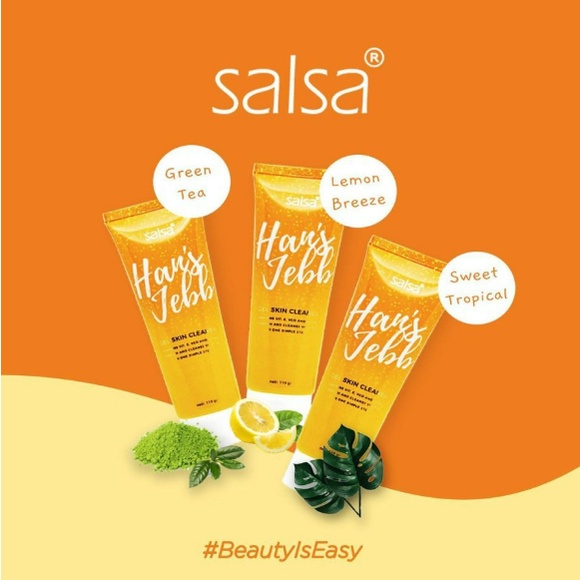 SALSA Hans Jebb Gel Skin Cleaner / Peeling Gel Lulur Tanpa Bilas