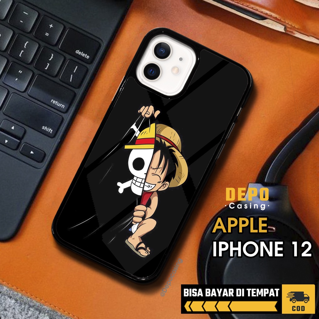 Case Iphone 12 Casing Hp Iphone 12 Depo Casing [OP01] Premium Glossy Case Aesthetic Custom Case Anim