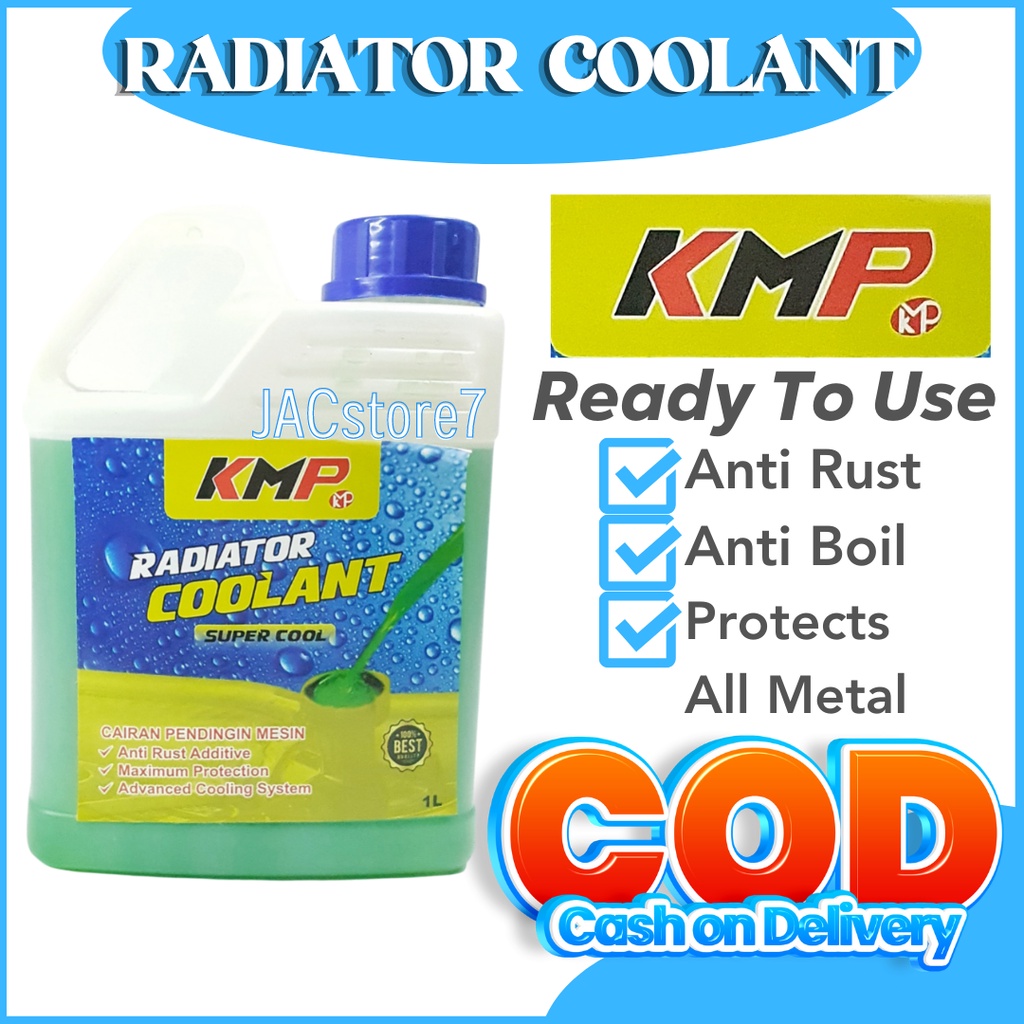 JACstore77 AIR RADIATOR COOLANT 1 LITER 1L HIJAU KMP CAIRAN PENDINGIN MESIN MOTOR MOBIL