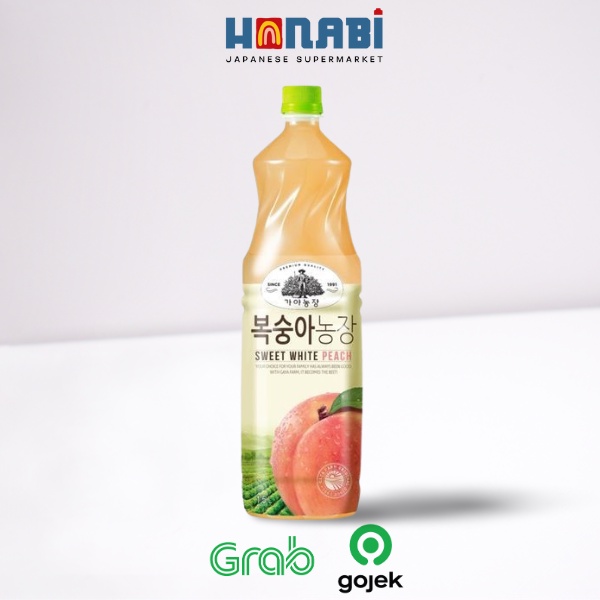 

Gaya Farm White Peach Juice Drink 1.5L - Jus White Peach Made In Korea