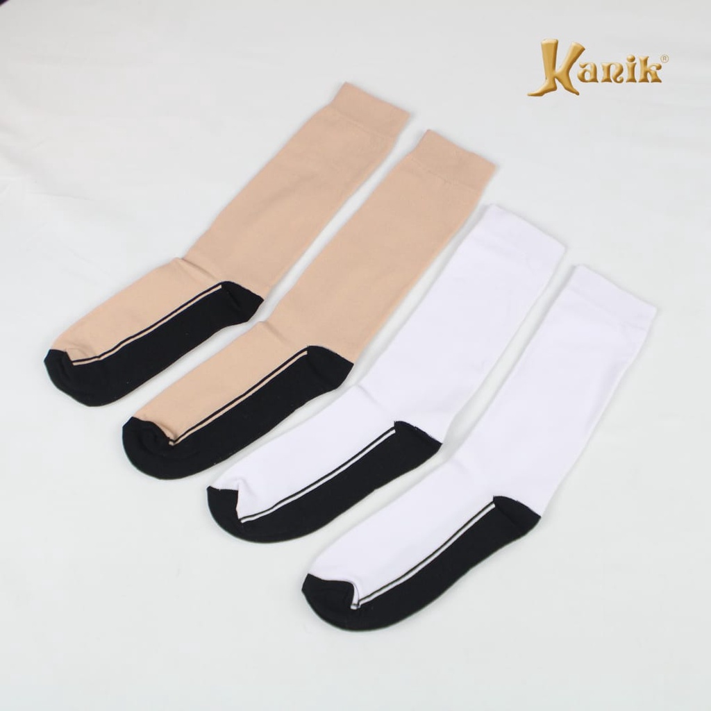 Kaos Kaki Tanpa Jempol Tapak Hitam - Kanik Original Anti Kotor Socks Good Quality