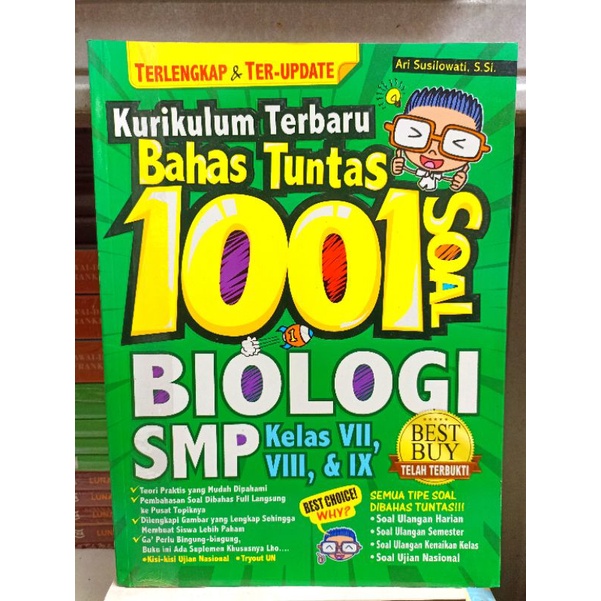 ( PROMO BUKU MURAH ORIGINAL ) BUKU LATIHAN SOAL / BIOLOGI SMP / BAHAS TUNTAS SOAL BIOLOGI / LATIHAN 
