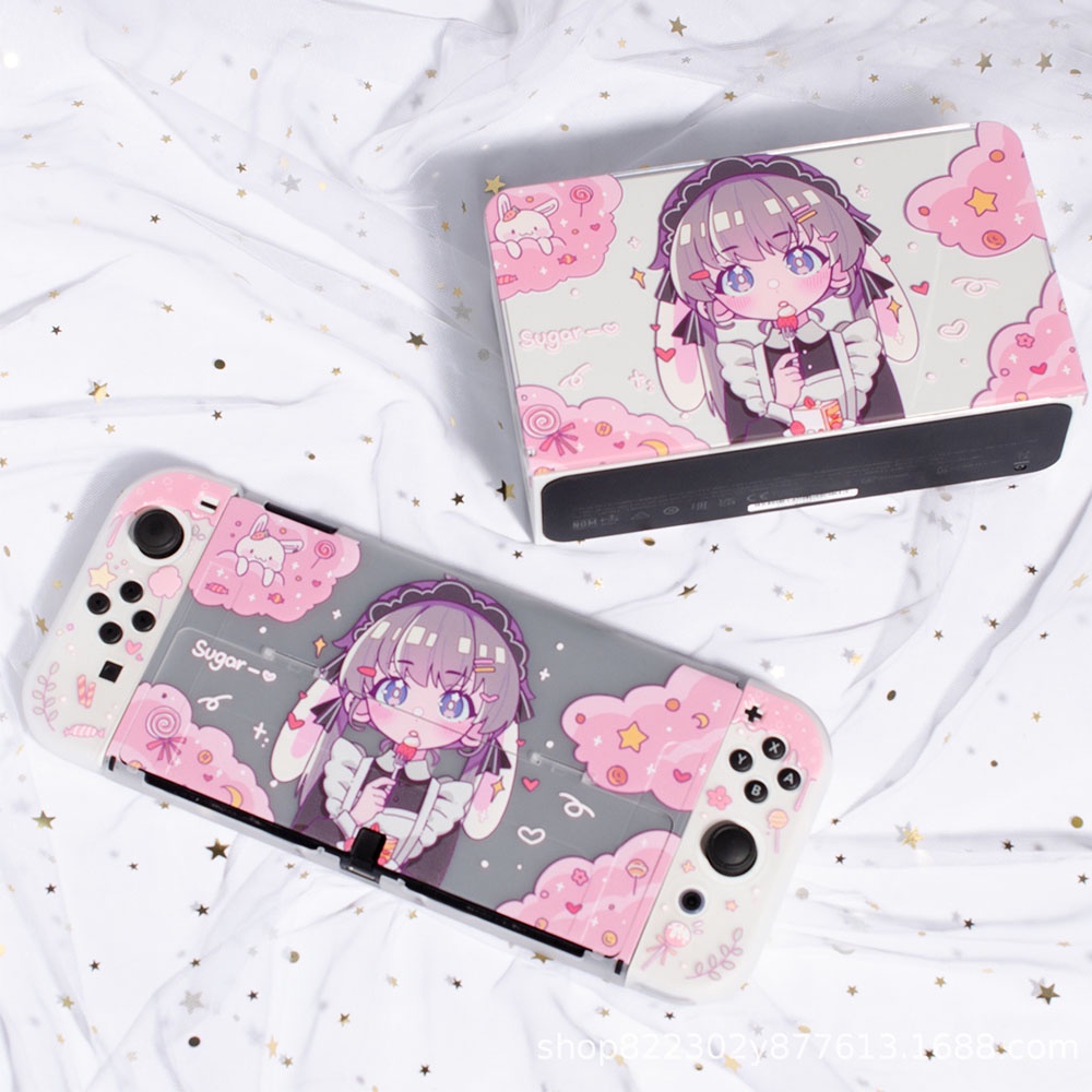 Hard Case Pelindung Nintendo Switch V1 V2 Motif Ghost Girl