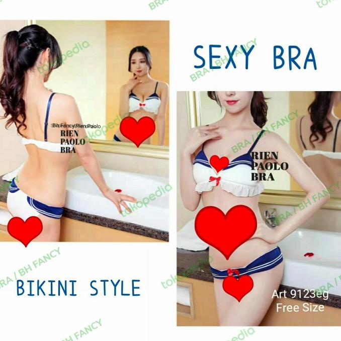 Bra Set Sexy Tanpa Kawat Premium Bh Wanita Korea Lucu Rien Paolo