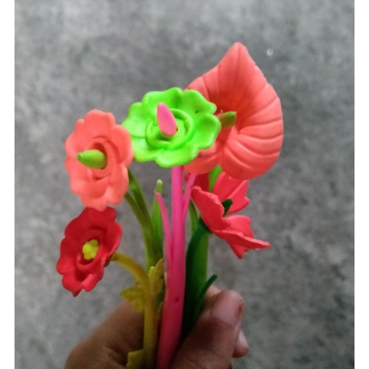 

♥️ Pulpen / Bolpen / Bolpoin Gel Karakter Bunga Lucu Imut ♥️