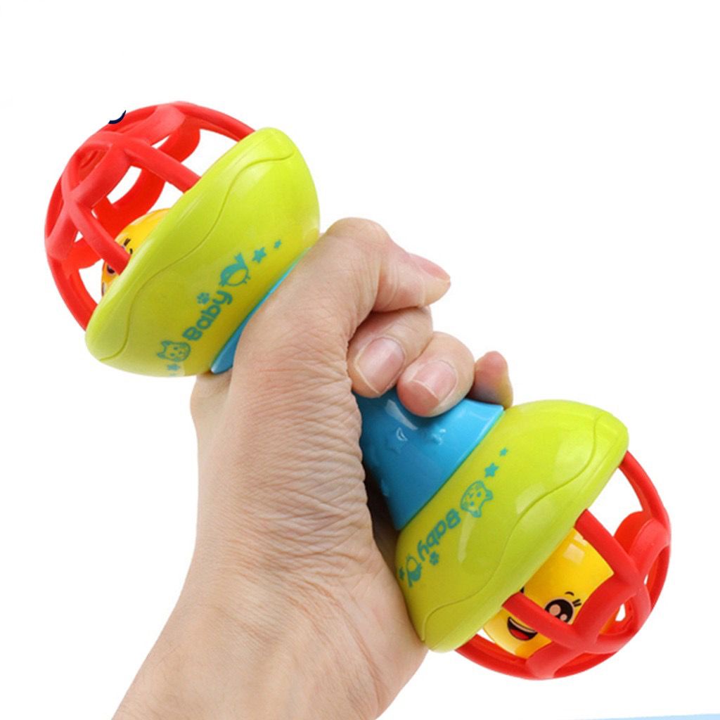 Mainan Bayi Edukasi Kerincingan ball Atau Baby Teether ball Gigitan Bayi BPA Free / BIC