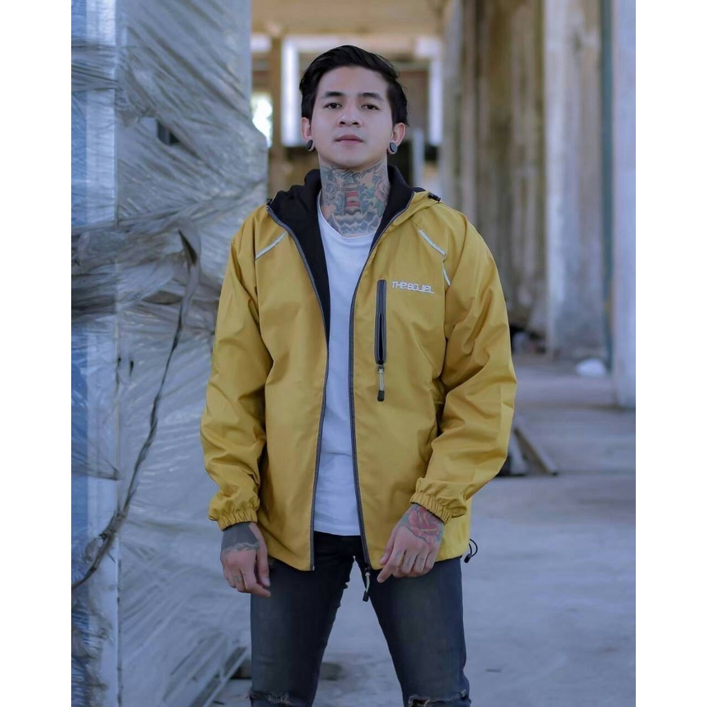 The Bojiel Pleasure Chest - Jaket Outdoor Pria Jaket Parasut Jaket Outdoor Unisex Jaket Distro Jaket Gunung Kuning