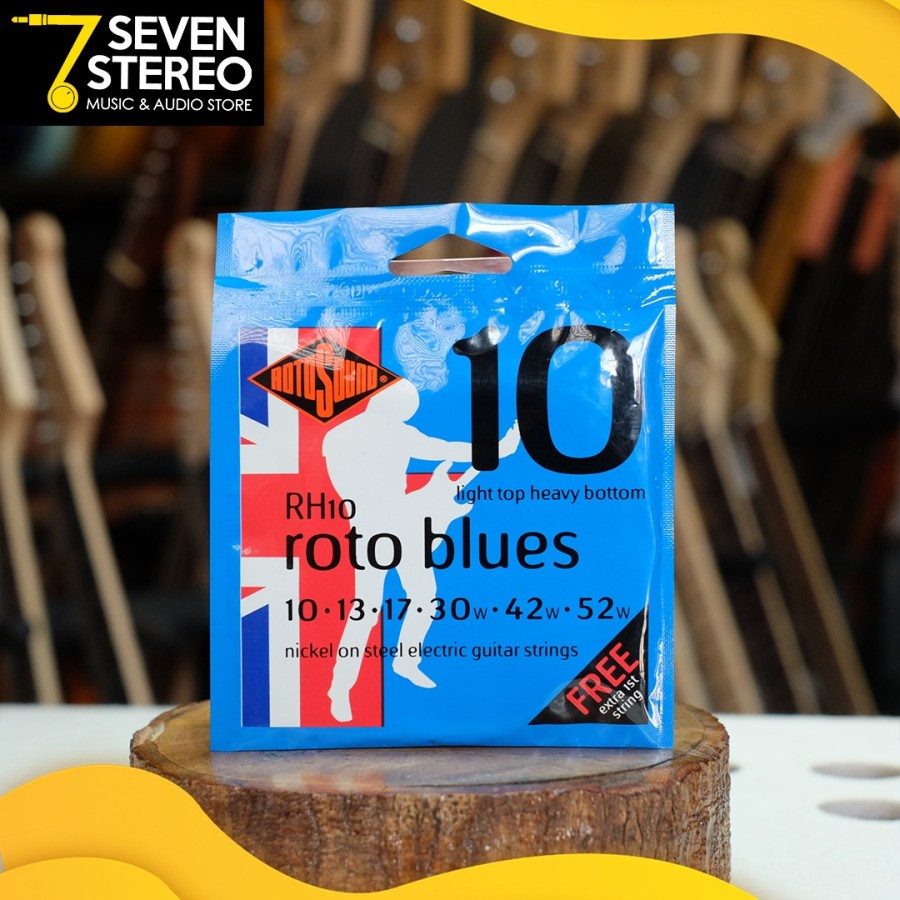 Rotosound RH10 Roto Blues 10-52 Electric String Senar Gitar Original