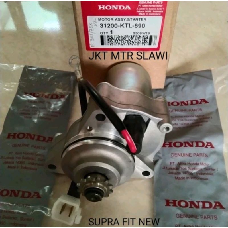 Dinamo surpa fit new motor assy stater supra fit new asli honda