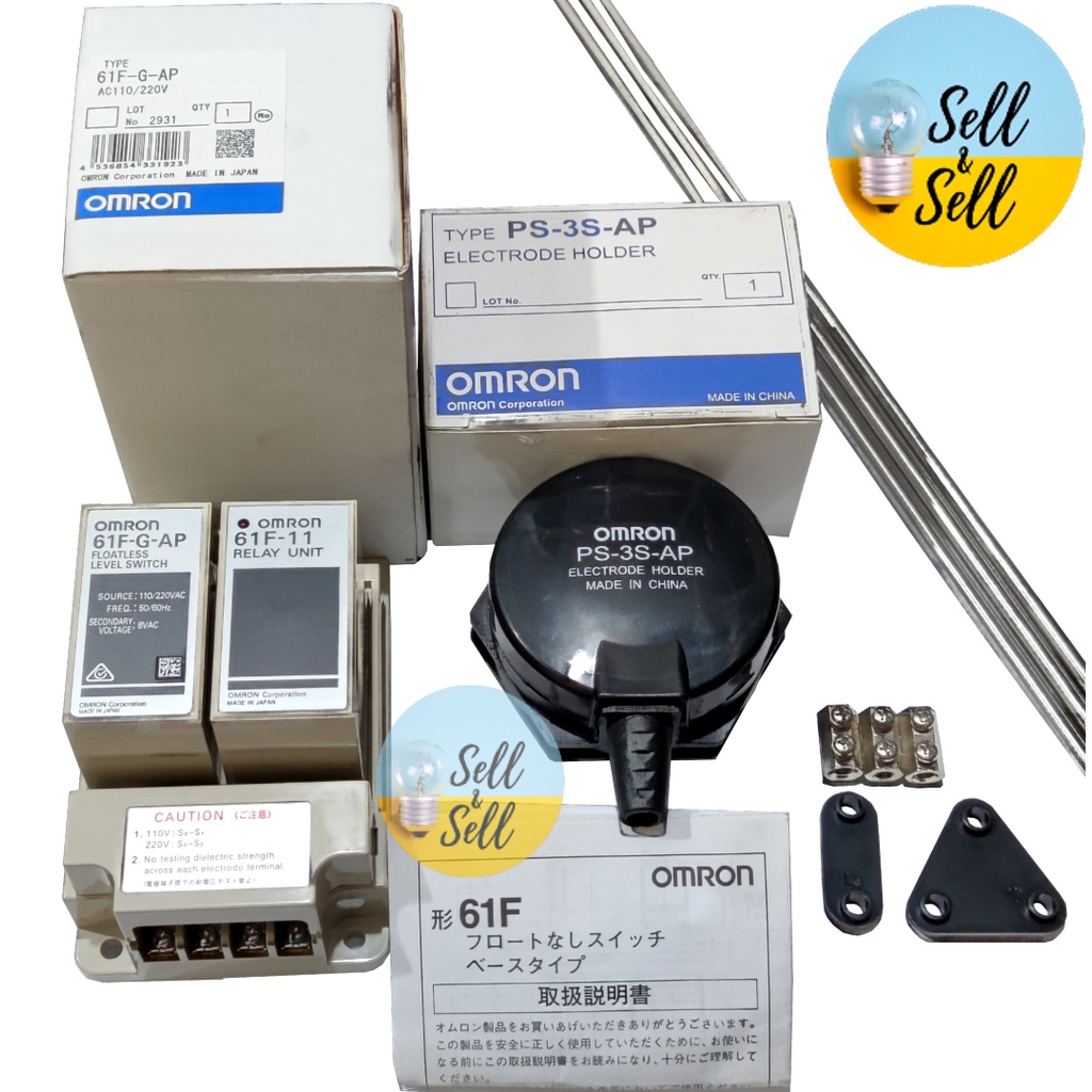 Jual (1 SET) Water Level Control Omron 61FGAP ORIGINAL (1 SET) / 1