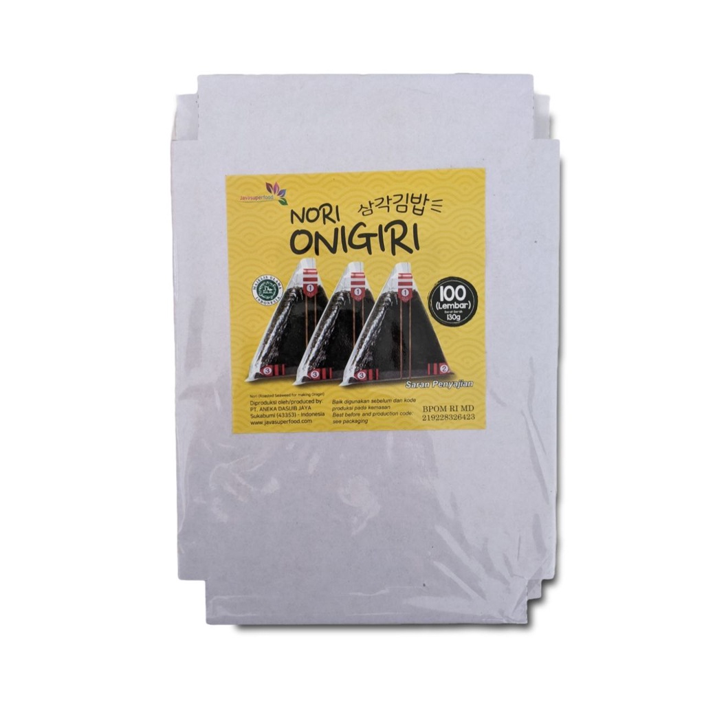 

Nori Onigiri Triangle Untuk Wrapper Onigiri isi 100 Lembar