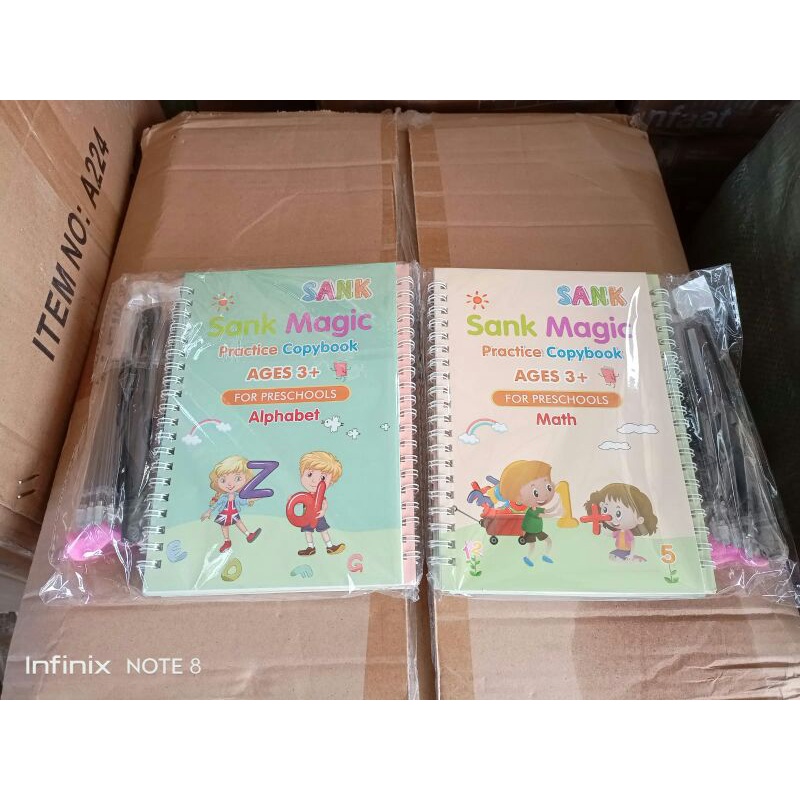 

Sank Magic Book/Buku belajar menulis untuk anak usia dini, bisa digunakan untuk usia 3 th Ke atas