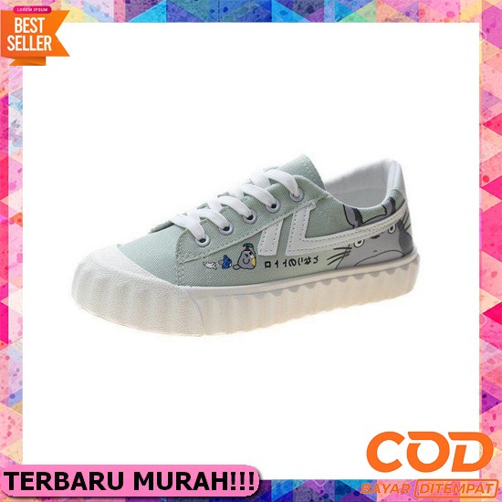 Sepatu Wanita Sneakers Tinggi Premium Quality Import Branded Terbaru Kekinian Putih Polos Tali Hitam