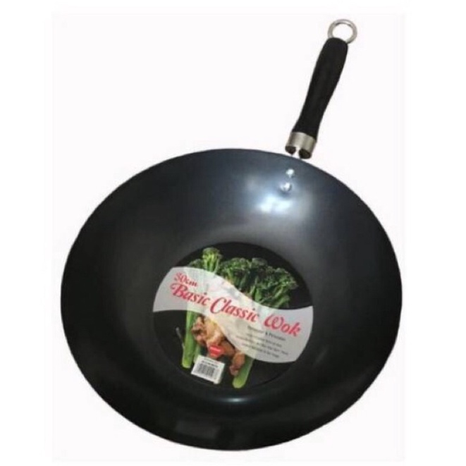 BASIC CLASSIC WOK 30 CM / WAJAN ANTI LENGKET