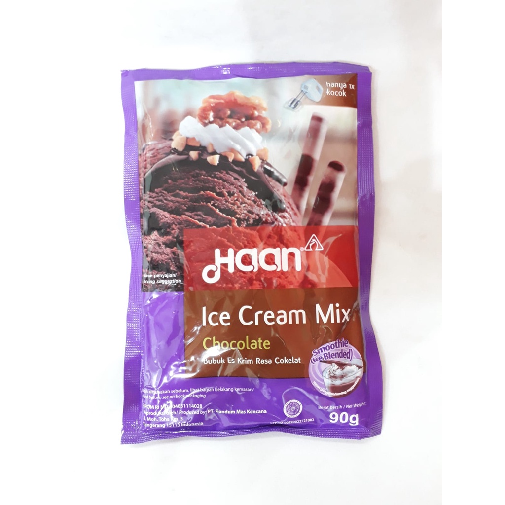 

HAAN BUBUK ICE CREAM MIX CHOCOLATE 90g