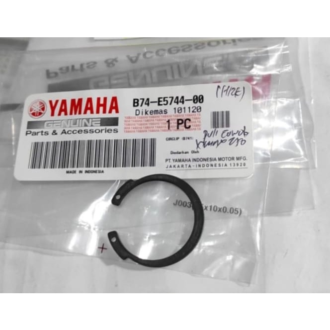 CIRCLIP KLIP PLAT TUTUP KAMPAS GANDA XMAX 250 ASLI ORI YAMAHA B74 E5744 00