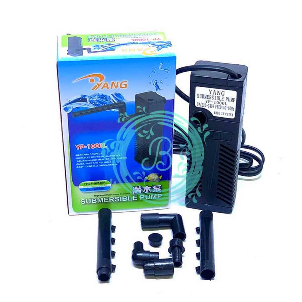 Yang YP-1000L YP 1000L 1000 L Aquarium Submersible Pump Pompa Aquarium