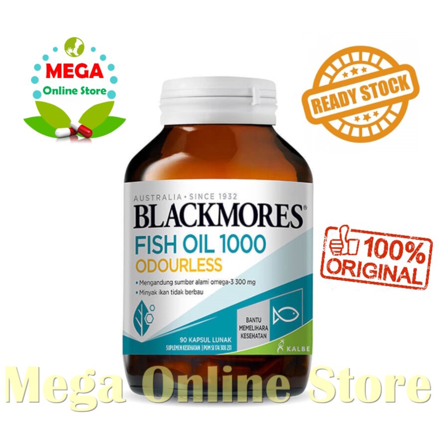 BPOM KALBE Blackmores Odourless Fish Oil 1000 mg