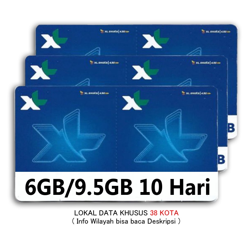 VOUCHER XL 6GB/9.5GB HOTROD SPESIAL 10 HARI