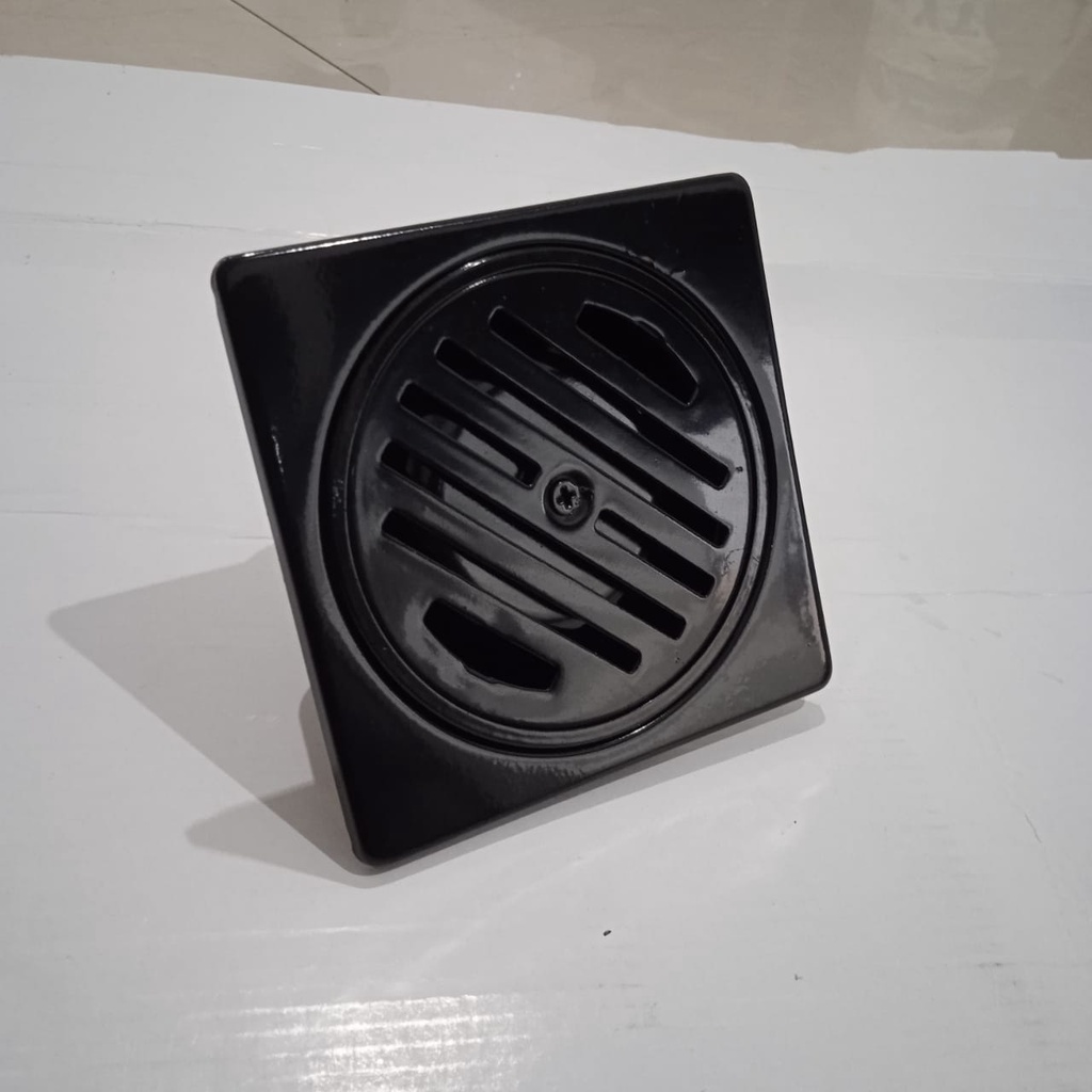 floor drain / saringan got stainless hitam black