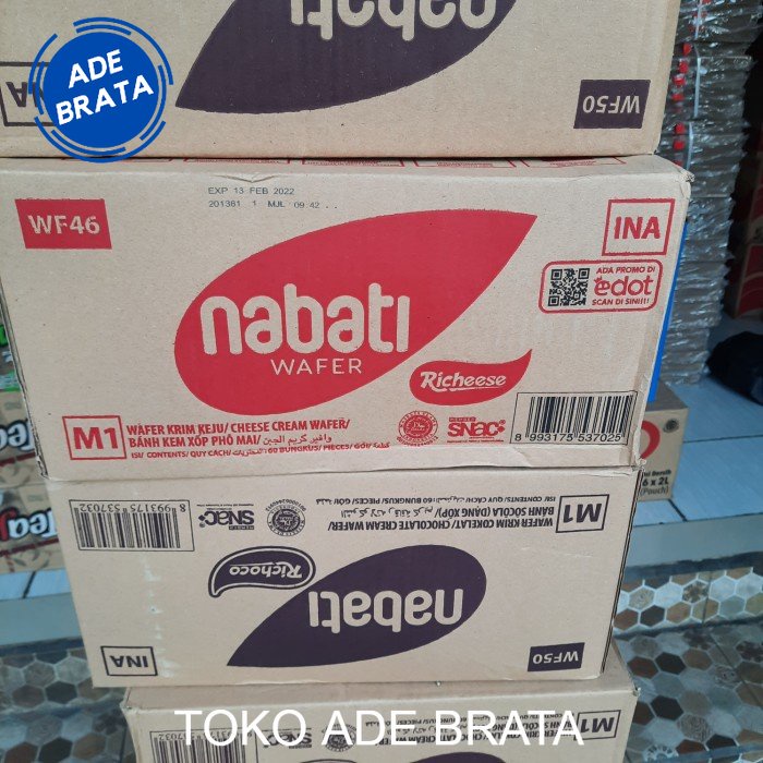 

nabati 50 gram 1 dus isi 60 pcs - keju