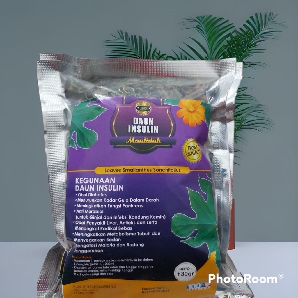 

Daun insulin Maulidah 30 gram