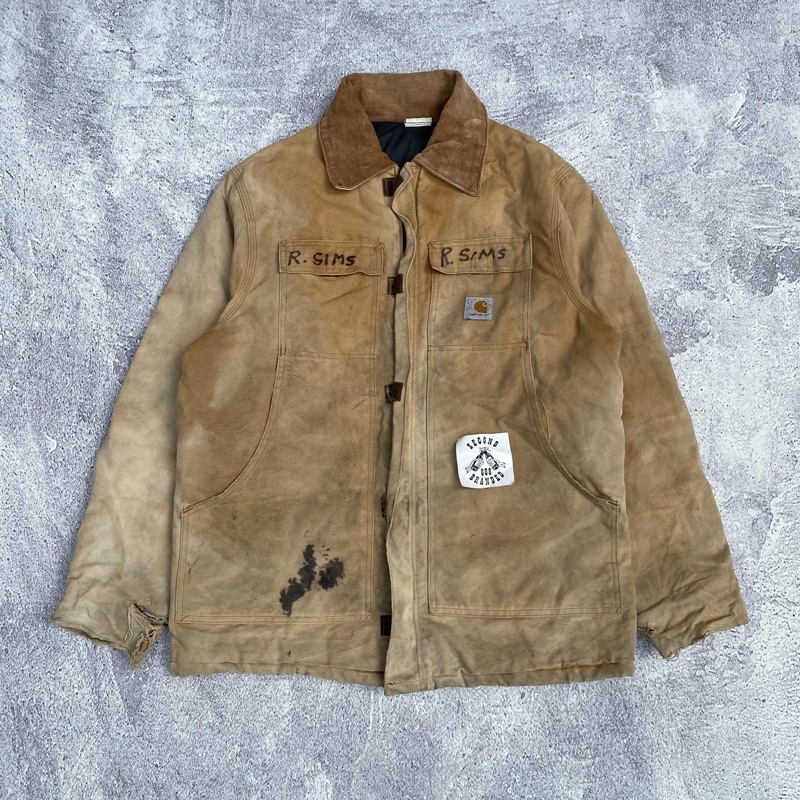vintage 90s jacket carhartt Traditional chore