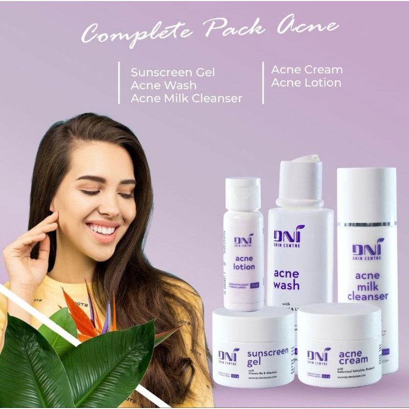 acne package complite dni skincare bpom/paket jerawat komplit dni skincare bpom