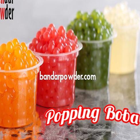 

FREE ONGKIR!Popping Boba Orange 500gr - Poping Jelly Lokal Halal - Bandar Powder|KD4