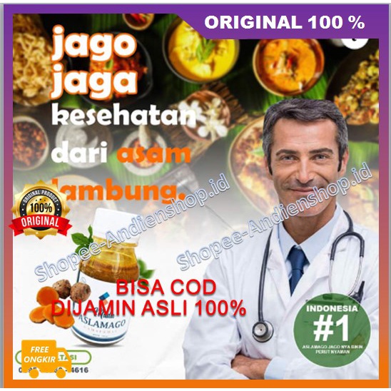 Madu Aslamago Gamat Emas Obat Asam Lambung Maag Ampuh 10O% ASLI