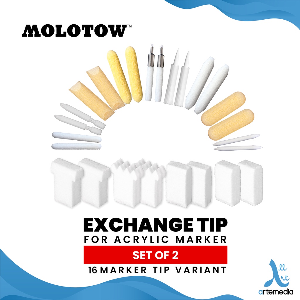 

Molotow Exchange Tip Acrylic Marker Mata Pengganti Spidol