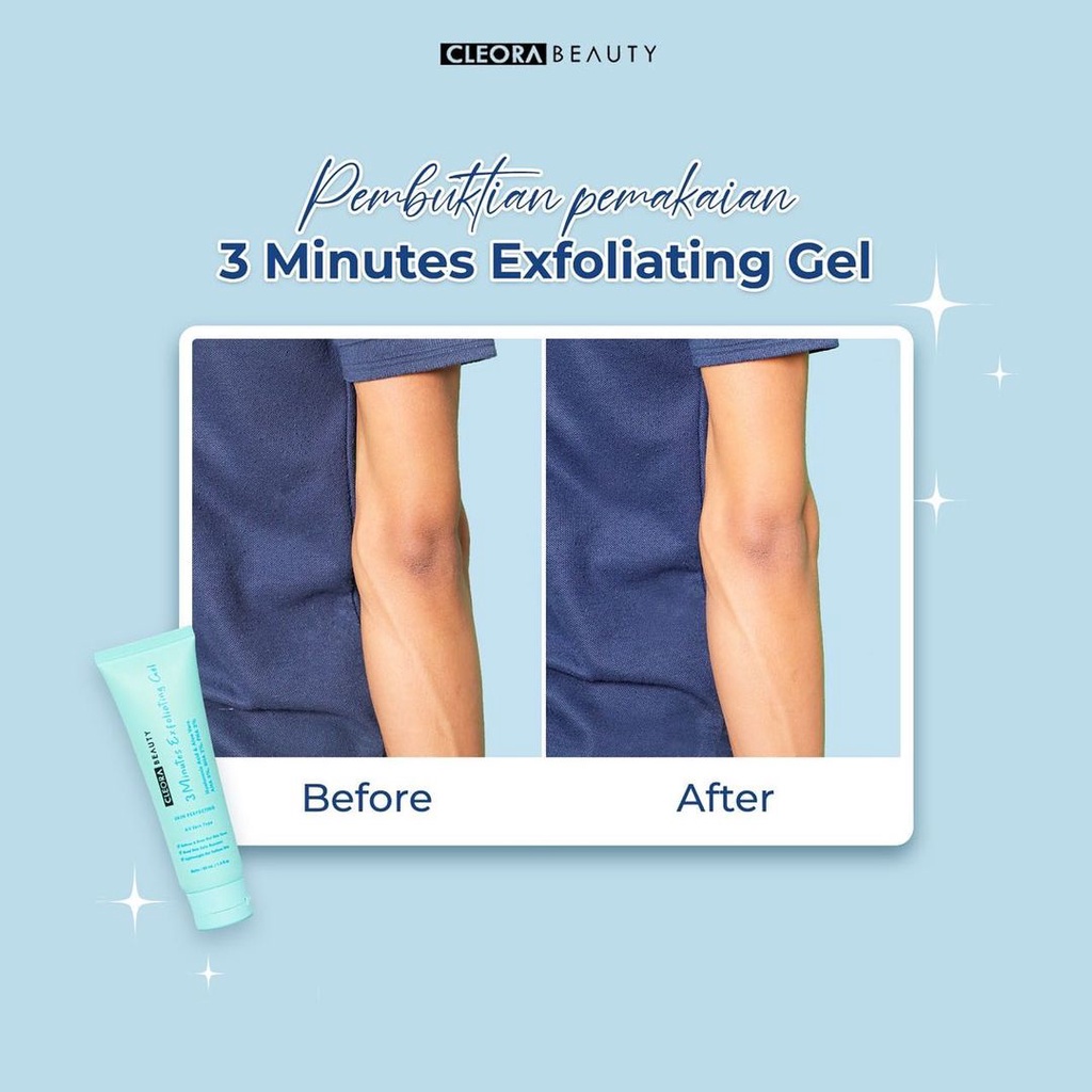 Cleora Beauty 3 Minutes Exfoliating Gel ready siap kirim