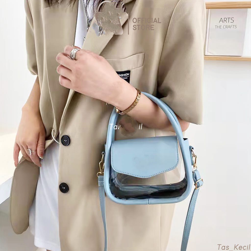 Tas selempang wanita / Slingbag Arunaa Mika Transparan