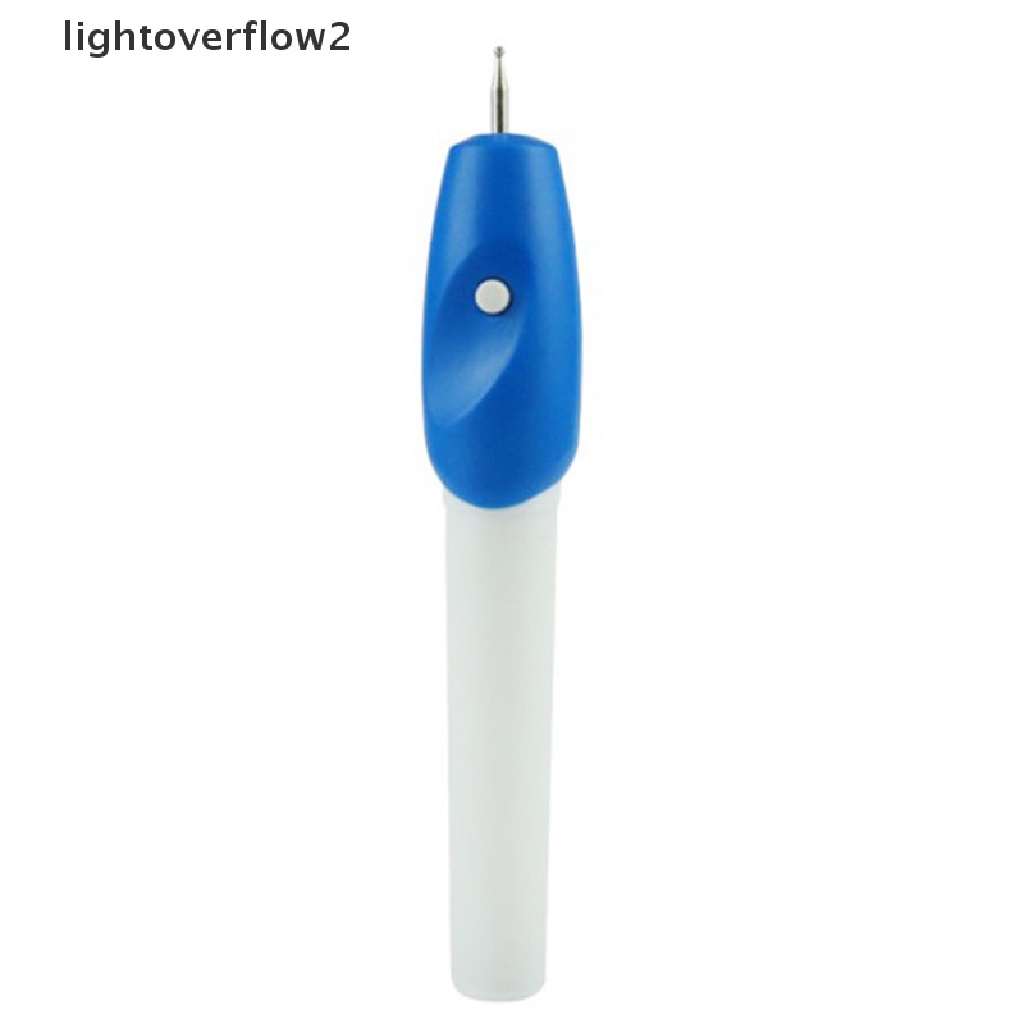 (lightoverflow2) Pen Ukir Elektrik Mini DIY Untuk Perhiasan / Plastik / Metal / Kayu / Kaca