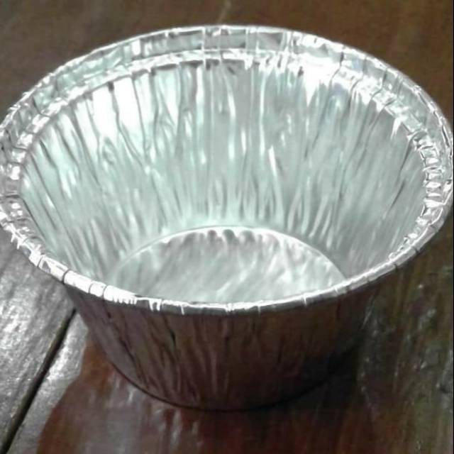 RB 100 PCS Wadah Alumunium foil cup RX 50 / cup mini / cake muffin egg BEST FRESH 50 ML