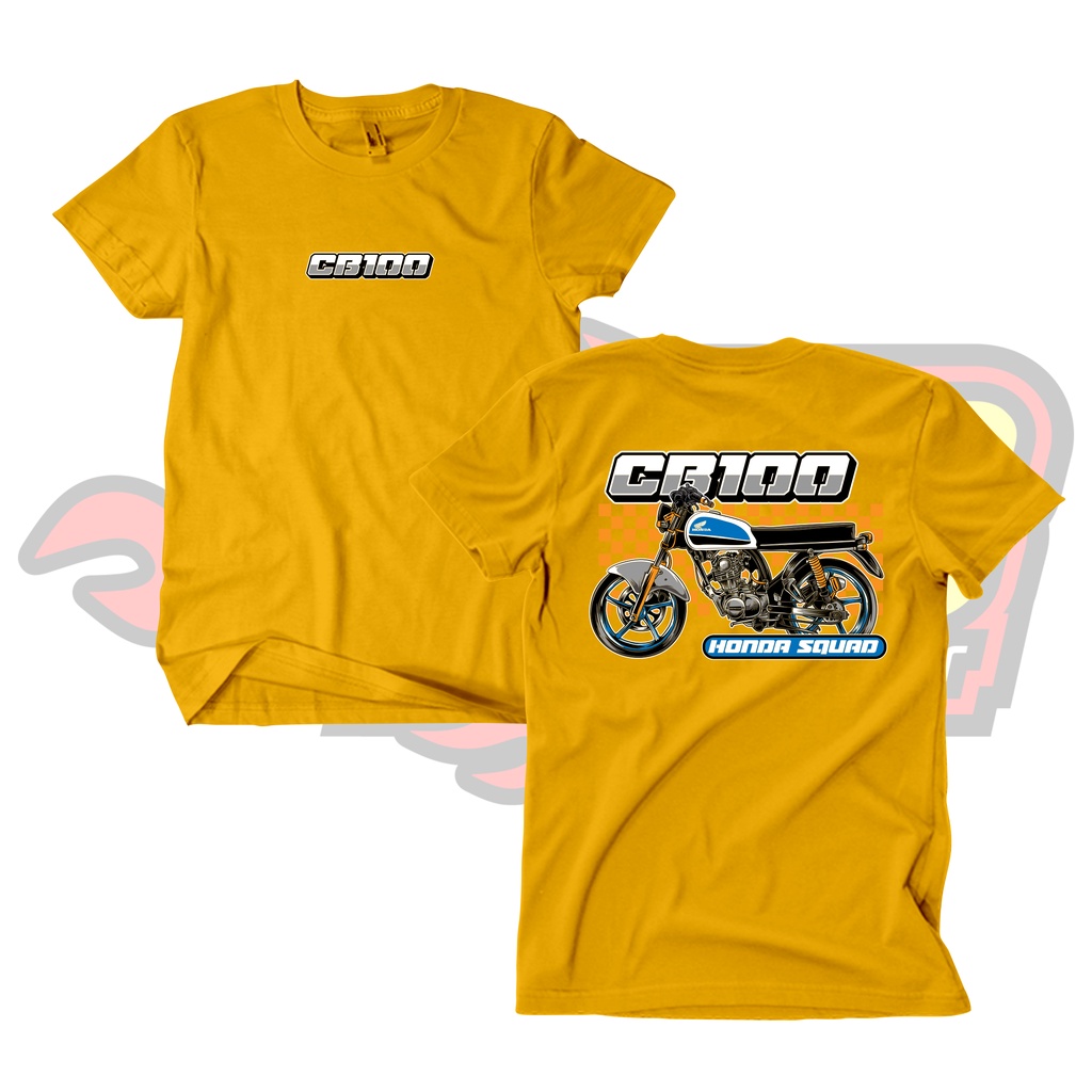 Kaos Racing Honda Rosok Squad CB100 GL Baju Distro Motor Herex Honda Gank Tshirt Otomotif